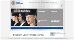 Desktop Screenshot of dolmetscher-schule.de